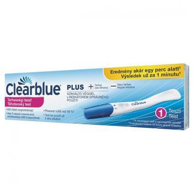 Clearblue PLUS těhotenský test 1 kus, Clearblue, PLUS, těhotenský, test, 1, kus
