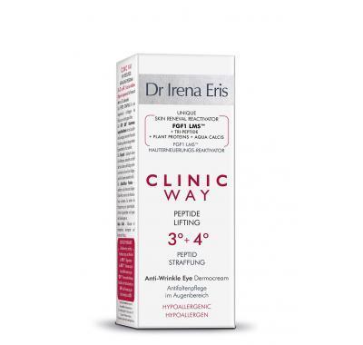 Clinic Way Dermo Krém proti vráskám 3° a 4° oční péče 15 ml, Clinic, Way, Dermo, Krém, proti, vráskám, 3°, 4°, oční, péče, 15, ml