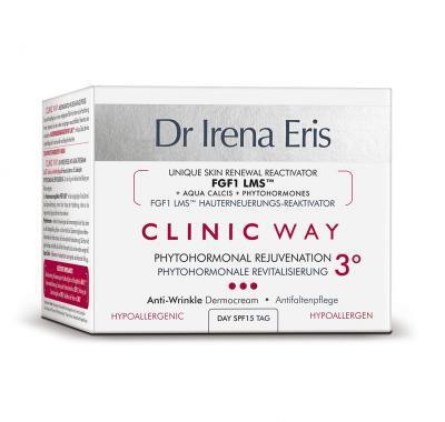 Clinic Way Dermo Krém proti vráskám 3° denní péče SPF 15, Clinic, Way, Dermo, Krém, proti, vráskám, 3°, denní, péče, SPF, 15