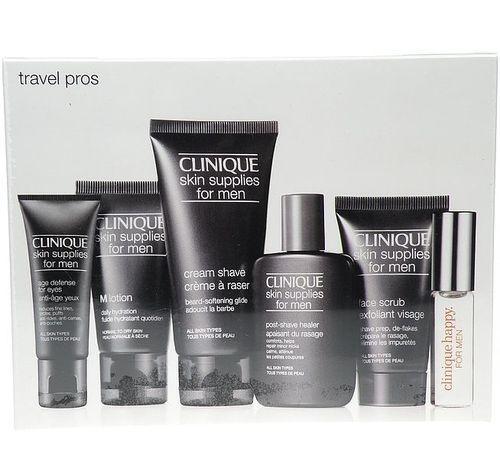 Clinique Skin Supplies For Men Set Travel  177ml 30ml M Lotion   15ml Eye Defense