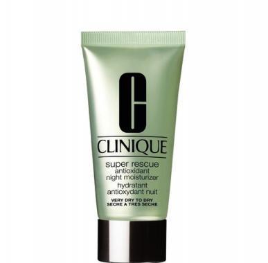 Clinique Super Rescue Night Moisturizer Very Dry Skin  50ml Velmi suchá a suchá pleť TESTER, Clinique, Super, Rescue, Night, Moisturizer, Very, Dry, Skin, 50ml, Velmi, suchá, suchá, pleť, TESTER