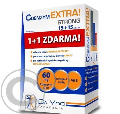 Coenzym EXTRA! Strong 60mg DaVinci tob.15 15ZDARMA, Coenzym, EXTRA!, Strong, 60mg, DaVinci, tob.15, 15ZDARMA