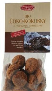 Čoko-kokosky bio s Fair Trade čokoládou 100 g, Čoko-kokosky, bio, Fair, Trade, čokoládou, 100, g