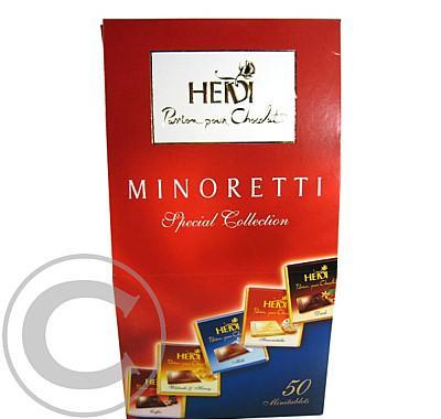 Čokoláda HEIDI Minoretti 250g mix 50ks malých čokolád