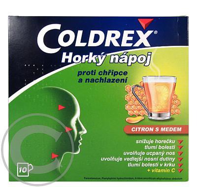 COLDREX HORKÝ NÁPOJ CITRON S MEDEM  10 Prášek pro roztok, COLDREX, HORKÝ, NÁPOJ, CITRON, S, MEDEM, 10, Prášek, roztok