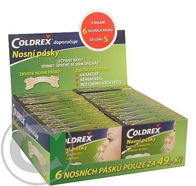 COLDREX nosní pásky barketa 20x6ks