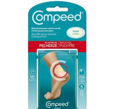 COMPEED náplast na puchýře střední 5 kusů, COMPEED, náplast, puchýře, střední, 5, kusů