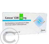 CONCOR COR 10 MG  28X10MG Potahované tablety