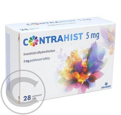 CONTRAHIST 5 MG  28X5MG Potahované tablety, CONTRAHIST, 5, MG, 28X5MG, Potahované, tablety