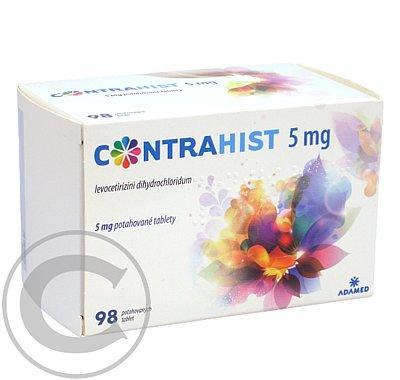 CONTRAHIST 5 MG  98X5MG Potahované tablety, CONTRAHIST, 5, MG, 98X5MG, Potahované, tablety