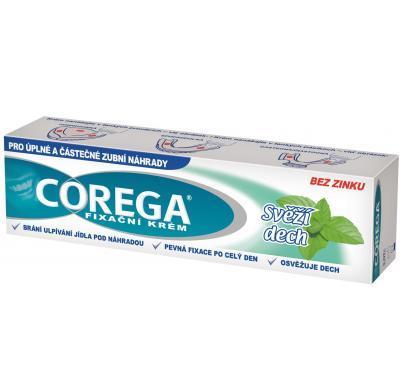 Corega fixační krém Svěží dech 40g, Corega, fixační, krém, Svěží, dech, 40g