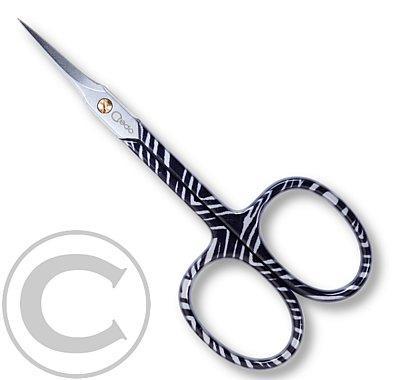 Credo Solingen nůžky na kůži, špičaté - Zebra