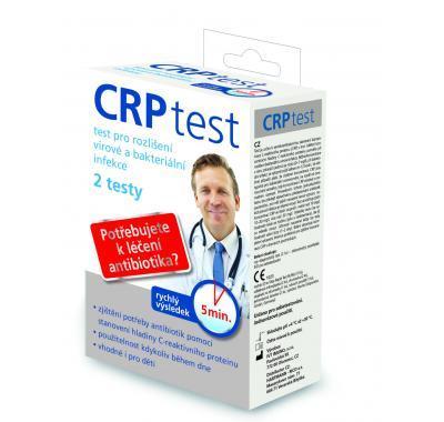 CRP test pro rozlišení virové a bakteriální infekce 2 testy