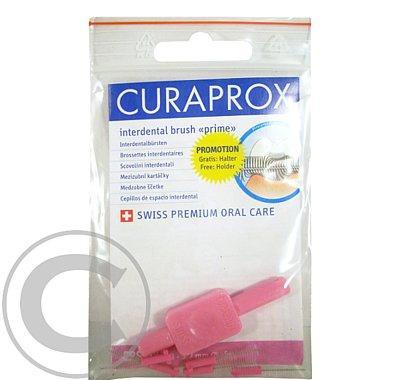 Curaprox kartáček mezizubní růžový CPS08 5 ks  držák