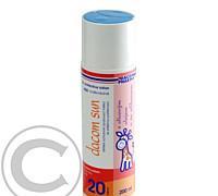 DACOM SUN opalovací mléko dětské SPF 20 200 ml, DACOM, SUN, opalovací, mléko, dětské, SPF, 20, 200, ml