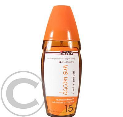 DACOM SUN opalovací olej SPF 15 ve spreji 150ml