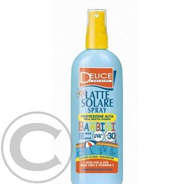 Delice Latte Solare Bambini spray- mléko F30 150ml, Delice, Latte, Solare, Bambini, spray-, mléko, F30, 150ml