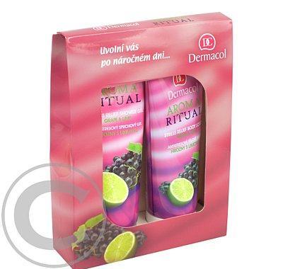 Dermacol Aroma Ritual hrozny s limetkou dárková kazeta, Dermacol, Aroma, Ritual, hrozny, limetkou, dárková, kazeta