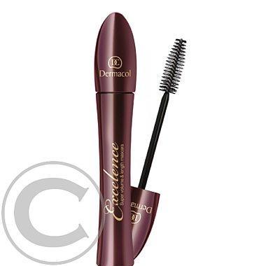 Dermacol Excelence Mascara 01  7,5ml Odstín 01 černá, Dermacol, Excelence, Mascara, 01, 7,5ml, Odstín, 01, černá