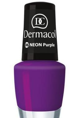 DERMACOL Neon Polish 5 ml 06 Fialová, DERMACOL, Neon, Polish, 5, ml, 06, Fialová