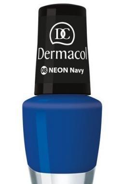 DERMACOL Neon Polish 5 ml 08 Navy, DERMACOL, Neon, Polish, 5, ml, 08, Navy