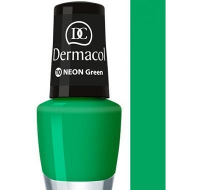 DERMACOL Neon Polish 5 ml 10 Zelená, DERMACOL, Neon, Polish, 5, ml, 10, Zelená