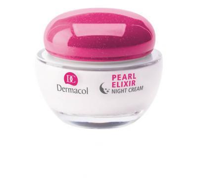 Dermacol Pearl Elixír vyhlazující rozjasňující noční krém 50ml, Dermacol, Pearl, Elixír, vyhlazující, rozjasňující, noční, krém, 50ml