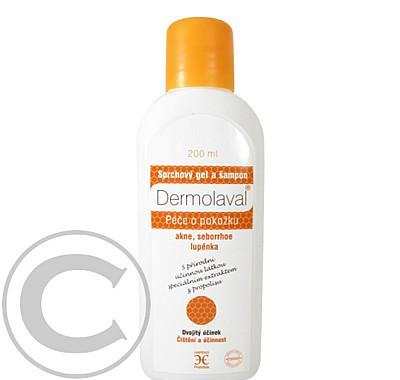 DERMOLAVAL sprchový gel a šampon 200ml, DERMOLAVAL, sprchový, gel, šampon, 200ml