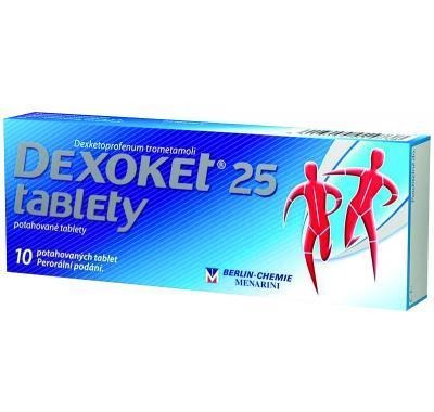 Dexoket 25 mg 10 tablet, Dexoket, 25, mg, 10, tablet