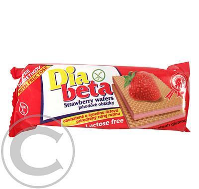 Diabeta Jahodové oplatky bez laktózy 60g, Diabeta, Jahodové, oplatky, bez, laktózy, 60g