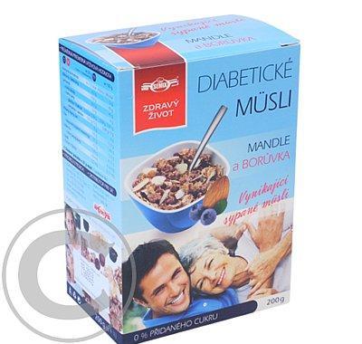 Diabetické müsli 200g, Diabetické, müsli, 200g