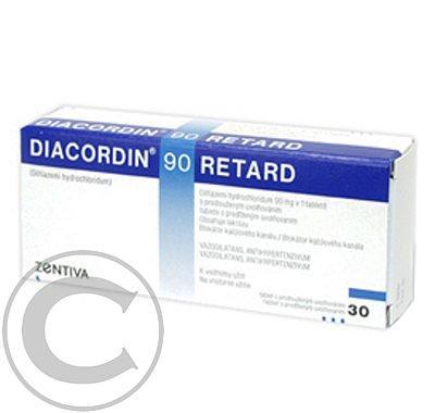 DIACORDIN 90 RETARD  30X90MG Tabl. s prodl. uvol.