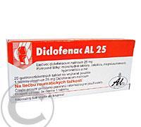 DICLOFENAC AL 25 TBL OBD 20X25MG, DICLOFENAC, AL, 25, TBL, OBD, 20X25MG