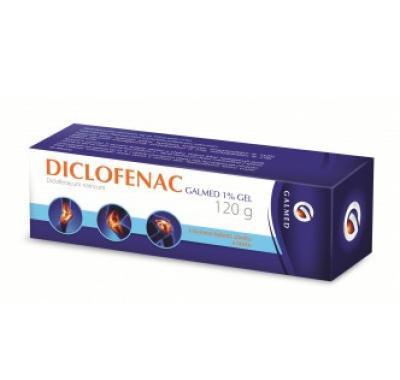 DICLOFENAC GALMED 1% GEL  1X120GM Gel, DICLOFENAC, GALMED, 1%, GEL, 1X120GM, Gel