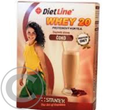 DietLine Protein 20 Koktejl Čoko 3 sáčky, DietLine, Protein, 20, Koktejl, Čoko, 3, sáčky