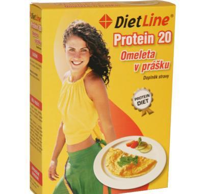 DietLine Protein 20 Omeleta v prášku 3 sáčky, DietLine, Protein, 20, Omeleta, prášku, 3, sáčky