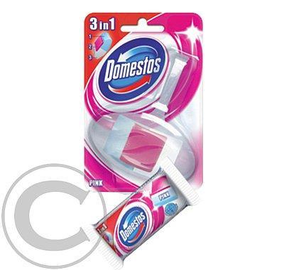 DOMESTOS wc blok pink, 40g klec, DOMESTOS, wc, blok, pink, 40g, klec