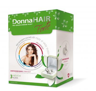Donna Hair Forte 3měsíční kúra 90 tobolek   přívěsek Swarovski
