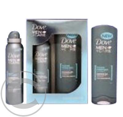 DOVE Clean Comfort Sprchový gel 250ml Deo spray 150ml antiperspirant 50ml