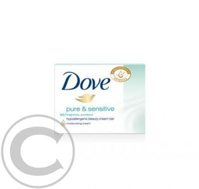 Dove mýdlo 100 g Pure and Sensitive, Dove, mýdlo, 100, g, Pure, and, Sensitive