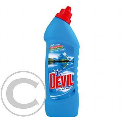 DR DEVIL tekutý čistič na wc 750ml polar aqua, DR, DEVIL, tekutý, čistič, wc, 750ml, polar, aqua