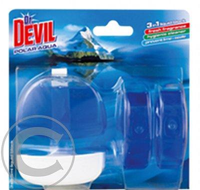 DR DEVIL tekutý wc blok3x55ml 3v1 polar aqua