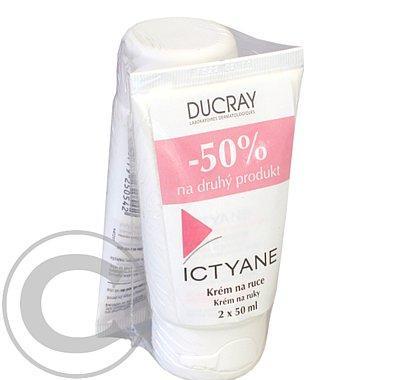 DUCRAY Ictyane mains DUO - krém na ruce 2x50ml, DUCRAY, Ictyane, mains, DUO, krém, ruce, 2x50ml