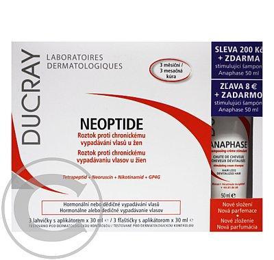 DUCRAY Neoptide lot.3x30ml proti vypadávání vlasů AKCE