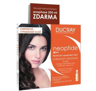 DUCRAY Neoptide lotio 3 x 30 ml   Anaphase shampon 200 ml, DUCRAY, Neoptide, lotio, 3, x, 30, ml, , Anaphase, shampon, 200, ml