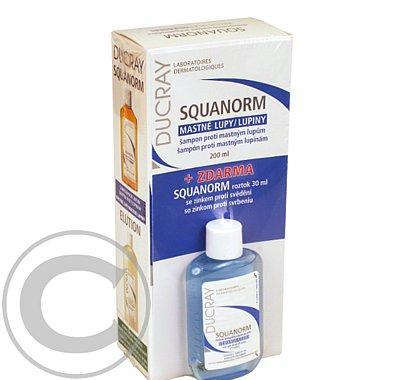 DUCRAY Squanorm gras šampon 200ml   Zinc lotion 30ml, DUCRAY, Squanorm, gras, šampon, 200ml, , Zinc, lotion, 30ml