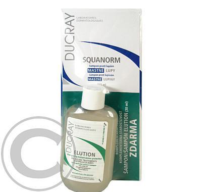 DUCRAY Squanorm mastné lupy šampon 125ml Elution 30ml