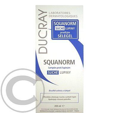 DUCRAY Squanorm sec shampon  200ml-šampon suché lupy, DUCRAY, Squanorm, sec, shampon, 200ml-šampon, suché, lupy