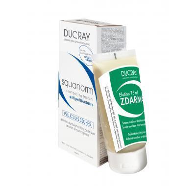 DUCRAY Squanorm sec shampoo  200 ml   Elution 75 ml, DUCRAY, Squanorm, sec, shampoo, 200, ml, , Elution, 75, ml