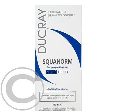 DUCRAY Squanorm seches šampon suché vlasy 125ml, DUCRAY, Squanorm, seches, šampon, suché, vlasy, 125ml